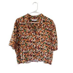 Taylor Tillman Floral Short Sleeve Button Down